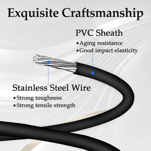 KPALAG 25.8" Inside Door Handle Latch Release Cable Compatible with Chevy Silverado Tahoe GMC Yukon Sierra Escalade Replace # 22862028, 22862029, 22862030, 924-481