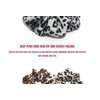 Leopard Print Hair Accessories Bundle - Ring, Elastic Band, Head Flower, Hair Rope for Women or Girls (Pack of 4)