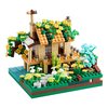 LUKHANG Four Seasons Flower House Plant Series 4 Miniature Building Blocks Set, Creative Tree House Flower and Plant Model DIY Gifts for Girls, Kids and Adults