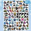 100 PCS Snowmobile Temporary Tattoos Stickers Birthday Party Decorations Favors Supplies Winter Snow Skiing Snowmobile Wheels Sports Girls Boys Classroom School Prizes Reward