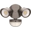 Lithonia Lighting HGX LED 2RH 40K 120 MO DDB M2 HomeGuard Security Flood Lights, 4000 Lumens, 2-Light, Photocell Sensor and Motion Detection, Dark Bronze