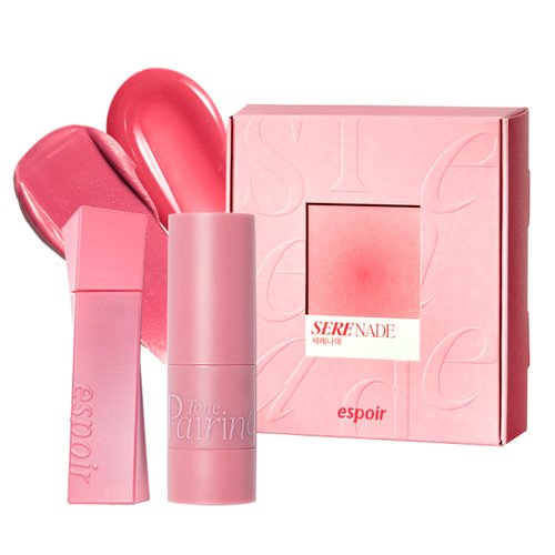 Espoir Couture Lip Tint Blur Velvet # Serenade Combo | Popular Color Limited Lip Tint Combo | Lightweight Matte Finish without Oil | Daily and Versatile Pink | Korean Lip Makeup | K-Beauty