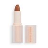 Revolution Beauty, Lip Allure Soft Satin Lipstick, Highly Pigmented & Smudge Proof, Long Lasting Creamy Satin Finish, Contains Vitamin E, Divine Brown, 0.11 Oz