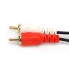SiYear Gold-Plated 6.35mm 1/4 inch Male TRS Stereo Plug to 2 RCA Phono Male Audio Y Splitter Cable,Connector Wire Cord Plug (1.5M)