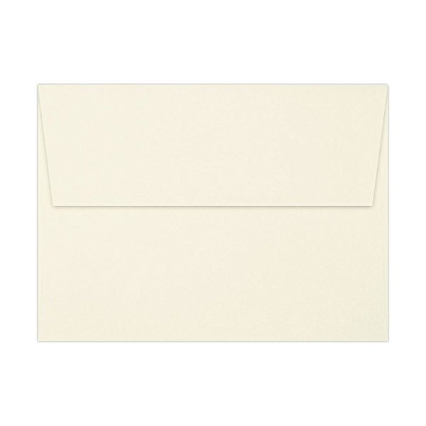 LUXPaper A7 Invitation Envelopes | 5 1/4" x 7 1/4" | Natural | 70lb. Text | 50 Qty