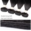 Beauhair Brazilian Virgin Human Hair 3 Bundles With (4x 4) Lace Free Part Closure Straight Wave Weft 100% Real Human Hair Extensions Natural Color (18 18 18+16"Closure)