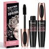 Tetyana naturals Mascara Black Volume and Length, 4D Silk Fiber Lash Mascara Waterproof, Smudge-proof, Hypoallergenic Formula for Your Longer, Thicker, Voluminous Eyelashes, 2 Pack