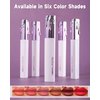 Velvet Lip Gloss Matte Lip Cream Liquid Lipstick, High Shine Moisturizing Tinted Lip Plumper Gloss Hydrating Lip Tint,Super Lustrous Lipgloss Non-Sticky Long Lasting Plumping Lip Glow Oil for Women-02