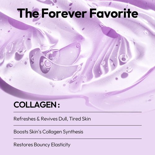 LAPCOS Collagen Sheet Mask, Firming Daily Face Mask with Collagen Peptides for Anti-Aging, Helps to Minimize Wrinkles, Restores Skin Elasticity & Firmness, Korean Beauty Favorite, 5-Pack