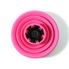 Collapsible Hair Diffuser Attachment for Hair Dryers, Portable Silicone Diffuser for Curly Hair, Universal Fit 1.57-1.99 Inch Nozzle, Ideal for Travel, Salon, and Home Use (Rose Red)