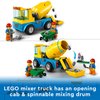 LEGO® City Cement Mixer Truck 60325 Building Kit; Realistic Toy Construction Vehicle for Kids Aged 4+