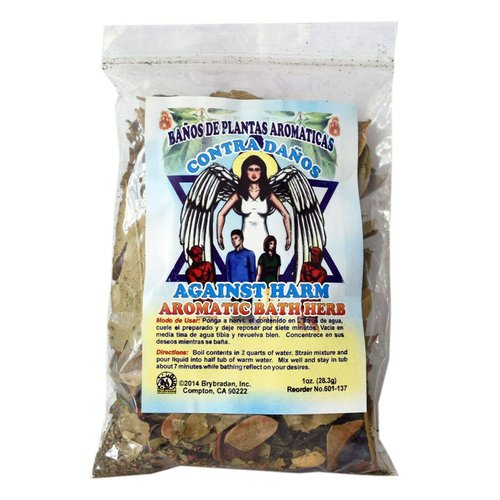 12 PCS Aromatic Soothing Herbal Bath Against HARM Contra DANOS BANO DE PLANTAS AROMATICAS - Made in USA - 1 OZ