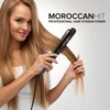 Moroccan Hit 1-Inch Titanium Ceramic Flat Iron Hair Straightener with Variable Temp and LCD Display by Moroccan Hit