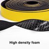 TORRAMI Door Seal 1 inch W x 1/8 inch T x 16.5 Ft Length, Foam Soundproofing Insulation Weather Stripping Gasket (Total 33 Ft Length, 2 Rolls of 16.5 Ft Each)