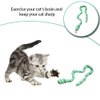 WonMaiDangGX Cat Catnip Toy Carton Snake Shape Cat Toy Comfortable Soft Interactive Toy for Cats Dogs Rabbits