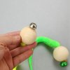 HEITIGN 5 Pcs Wiggly Balls Cat Bell Toys Wiggly Bell Cat Toy,Simulation Toy with Bell Interactive Toy for Cat Kitty,Random Color