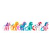 My Little Pony 40th Anniversary 2" Figure Collector Pack - Rescue at Midnight Castle - 6 Pack, Figures Included! Action Figure Toy, Girls Ages 4+