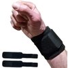 2-Pack Wrist Wraps for Wrist Tendonitis | Wrist Support Carpal Tunnel Pain Relief | Ganglion Cyst Wrist Brace or Carpal Tunnel Wrist Splint | Wrist Straps for Weightlifting Women Men Left & Right Hand