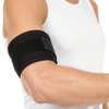 BraceAbility Bicep Band - Upper Arm Compression Sleeve Support Brace for Tendonitis Treatment, Tears, Swelling Relief, Injuries, Tendon Rupture, Brachii Muscle Strains, Tricep Pain Wrap (One Size)