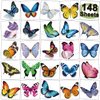 CHARLENT 148 Individually Sheets Butterfly Temporary Tattoos for Girls Women - 3D Realistic Butterfly Tattoos for Kids Birthday Party Favors Goodie Bag Fillers