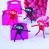 Fun Express Ninja Heart Bendables (Set of 24) Valentine's Day Toys and Party Favors
