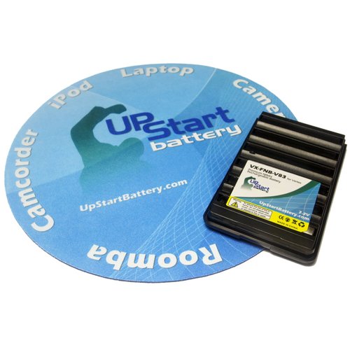 Replacement for Yaesu FT-60R Battery - Compatible with Yaesu FNB-83 Two-Way Radio Battery (1600mAh, 7.2V, NI-MH)