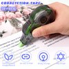 Yexiya Correction Tape Eraser Tape Original Correction Wide Tape Easy to Use Applicator Translucent Tape Shows for School Office Note Journal Scrapbooking, 0.2 Inch x 39.4 Feet (24 Pieces)