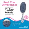 Wet Brush Original Detangler Hair Brush - Abstract Mineral Purple Cloud - All Hair Types - Ultra-Soft IntelliFlex Detangler Bristles Glide Through Tangles with Ease - Pain-Free Comb for Men & Women