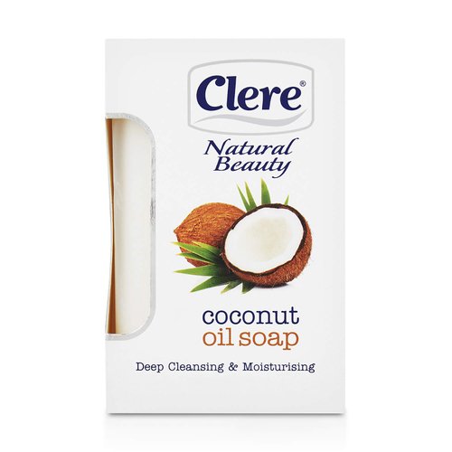 Clear Natural Beauty Soap (Coconut Oil Soap, 1 Pack)
