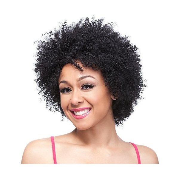 SiYi 70s Wigs for Women 14inch Short Black Curly Wigs for Black Women Afro daily Party Costume Wigs