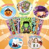 32 Sheets Halloween Stickers for Kids Make A Face Halloween Stickers DIY Art Craft Rewards for Boys Girls Halloween Party Favors Supplies Craft