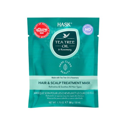 HASK TEA TREE Revitalizing Deep Conditioner Treatments for all hair types, color safe, gluten free, sulfate free, paraben free - Pack of 6