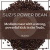 The Bean Organic Coffee Company Suzi's Power Bean, Dark Roast, Whole Bean Coffee, 16-Ounce Bags (Pack of 2)