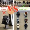 TEYOUYI 4pcs Wall Mount for Lego Star Wars Helmet Display Shelf for Lego Star Wars Helmet Compatible with All Standard Lego Helmets Black