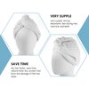 Healifty Fast Drying Towel Cotton Fiber Hair Towel Wrap 2Pcs Ultra Absorbent Hair Quick Drying Towel Reusable Shower Caps Women Hair Fast Drying Hat for Bathroom Microfiber Bath Towels