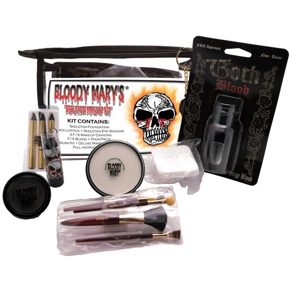 Bobbie Weiner Ent PMK13 Skeleton Professional Undead Makeup Kit