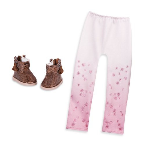 Glitter Girls – Bright Stars Booties and Leggings Accessory Set – 14-inch Doll Clothes and Accessories for Girls Age 3 and Up – Children’s Toys