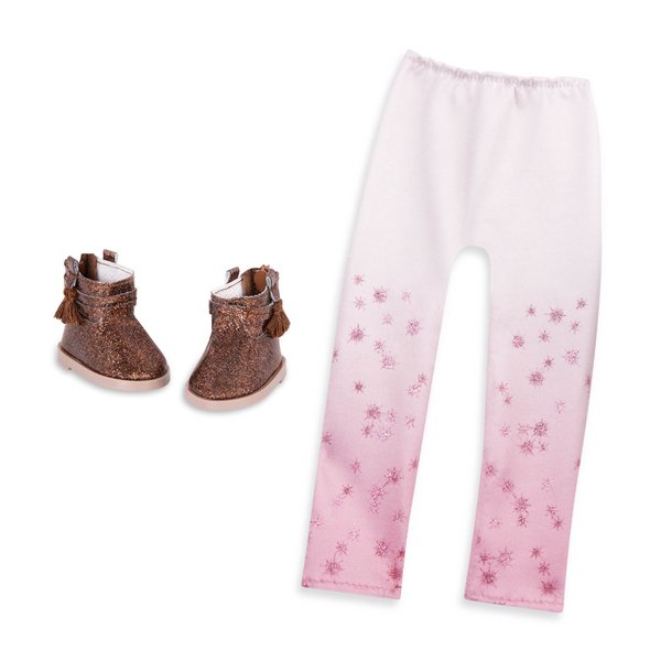 Glitter Girls – Bright Stars Booties and Leggings Accessory Set – 14-inch Doll Clothes and Accessories for Girls Age 3 and Up – Children’s Toys