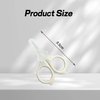 Kids' Nail Scissors Toddler Clippers with Rounded Tips, Safe & Easy Kids Nail Care for 3 Months and Up, Child-Friendly Nail Cutter Kit Travel-Sized Tiny Small Scissors with Cover