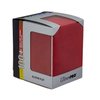 Ultra Pro - Vivid Alcove Flip Deck Box (Red) - Protect and Store up to 100 Double Sleeves Standard Size Cards, Perfect for Sports Cards, Gaming Cards & Collectible Trading Cards