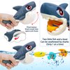 Bath Toys for Kids Ages 1-3 ,Baby Soft Dinosaurs Bath Tub Toys,11 pcs Bathtub Shark Game for Infants Toddlers, Magnetic Dino Fishing Toys Set,Mold Free Bath Toys