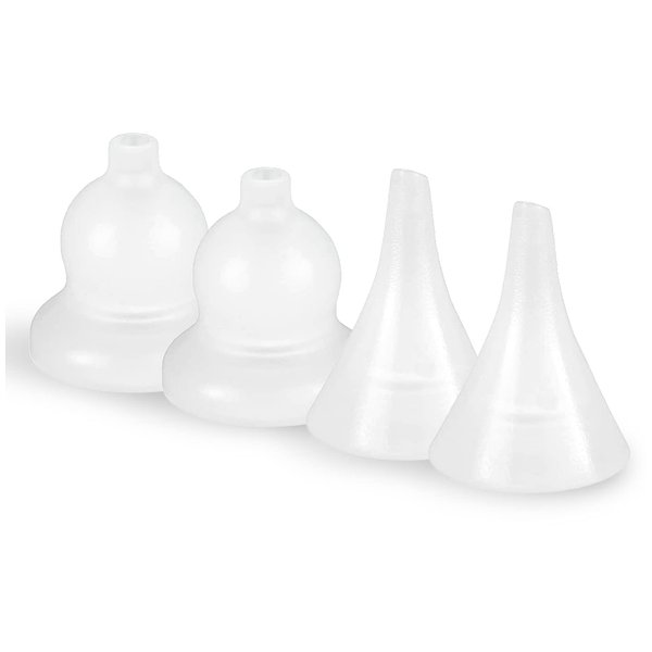 Baby Nasal Aspirator Replacement Tips - 2 Sets/4 Pieces Reusable Tips Compatible with Watolt / Grownsy / LittleTora / HEYVALUE / X-Bosak / Cocobela / TEQIN