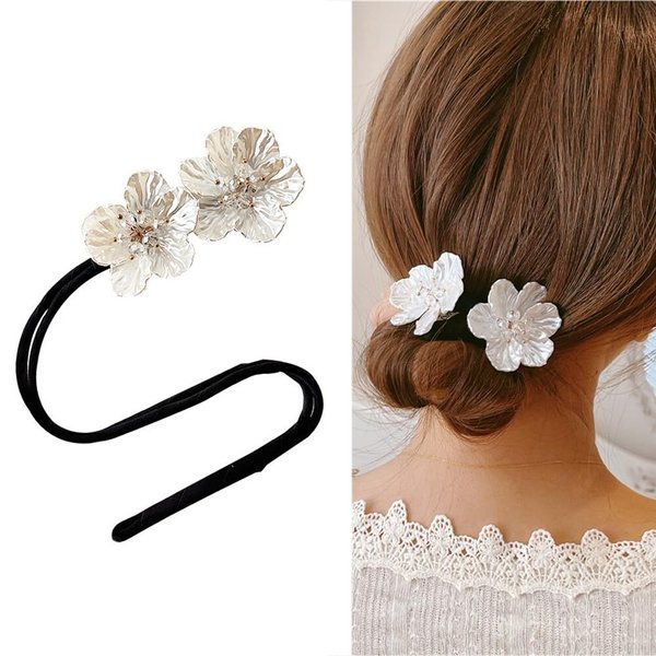 Shining Flowers Hair Bun Maker Magic Donut Twist French Hairstyle Bun Accessories Girls Women Bun Shapers Hair Accessories