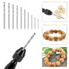 Hakkin 32 Pcs Pin Vise Hand Drill for Jewelry Making, Mini Manual Drill Kit - 0.8-3.0mm HSS Micro Twist Drill, Pin Vise, Carving Clamp and PCB Drills, Rotary Hand Press Drill for Resin, Wood, Plastic