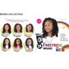 FREE TRESS Crochet Braids 3X Kids Senegal Twist with Curls 8'' (2-PACK, 2)