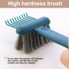 HengKe 2 Pack Home and Salon Use Comb Cleaning Brush Hair Brush Remover 2-in-1 Comb Cleaner with Pick and Bristles Hair Brush Cleaner Tool Rake Comb Cleaner Cleaning Tool for Cleaning Hair Dust