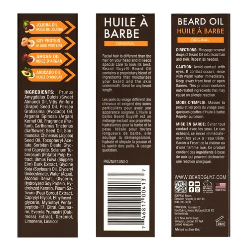 Beard Guyz Beard Oil, 2 Ounce ( Pack May Vary )