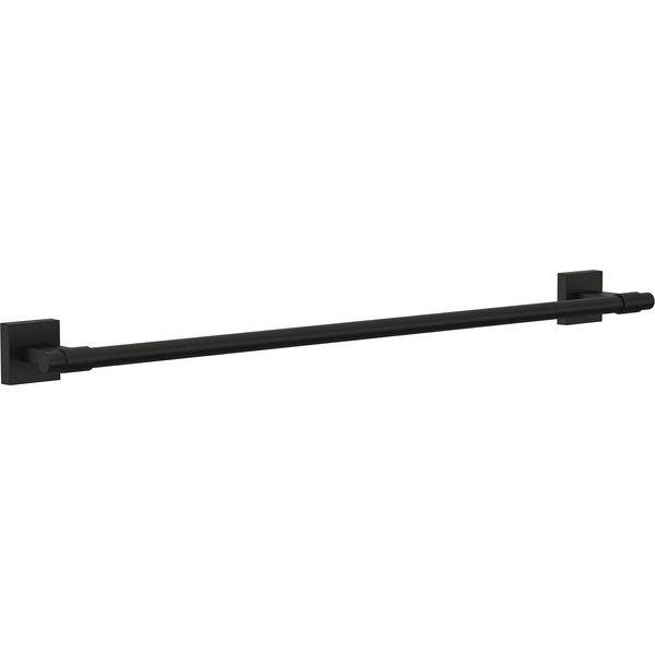 Franklin Brass Maxted (1-Pack) 24" Towel Rack for Bathroom, Matte Black Towel Bar for Bathroom Wall Towel Holder Rod Wall Mounted Bathroom Accessories MAX24-FB