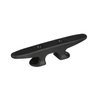 Seachoice Plastic Open Base 8 In. Boat Dock and Anchor Line Cleat, Black Finish