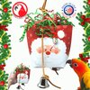 Bonka Bird Toys 2563 Christmas Purse Medium Parrot Festive Chew Cage Toy, Cockatiel, Parakeet, Conure, and Similar Breeds